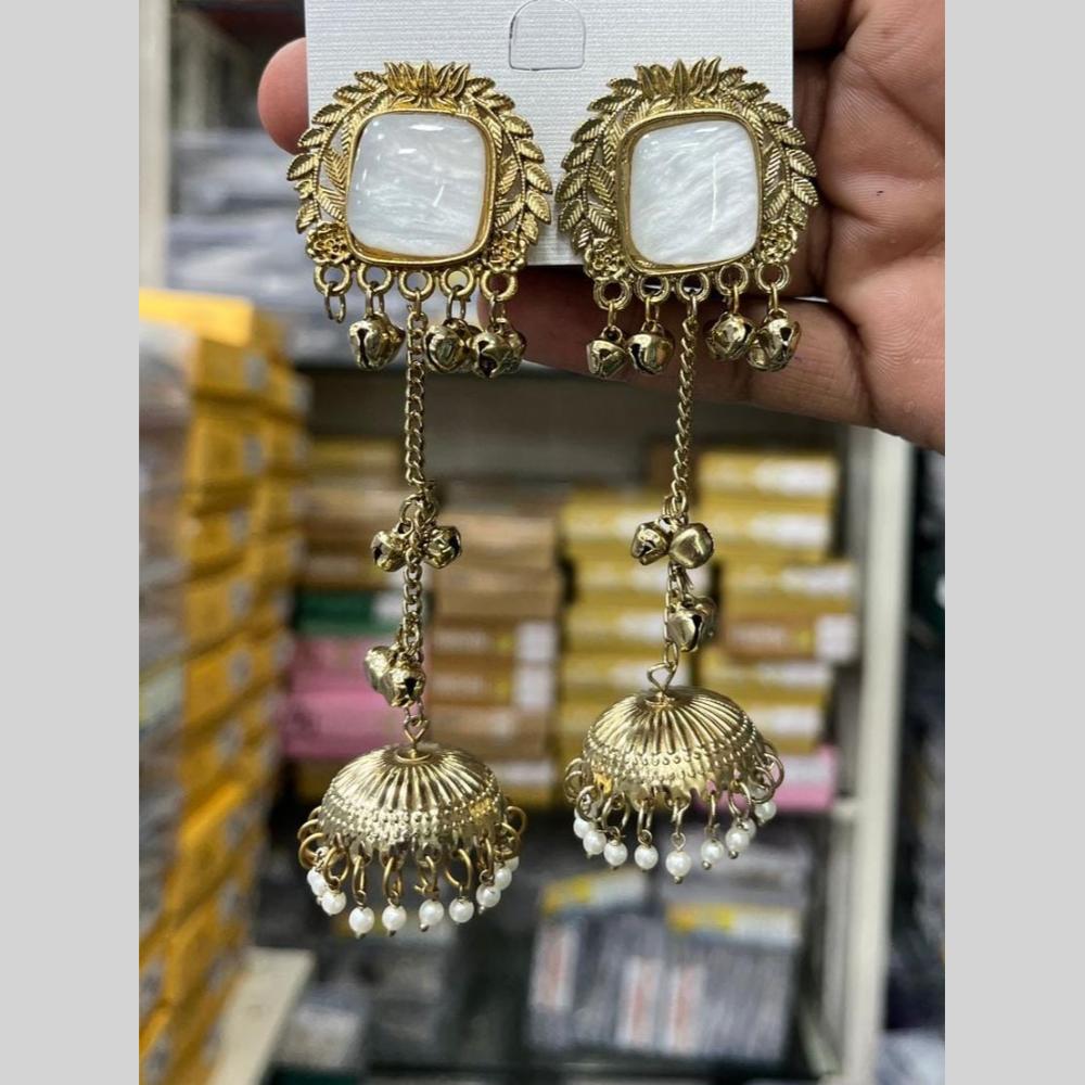 Manisha Jewellery Grand Ghungroo Jhumki Earrings