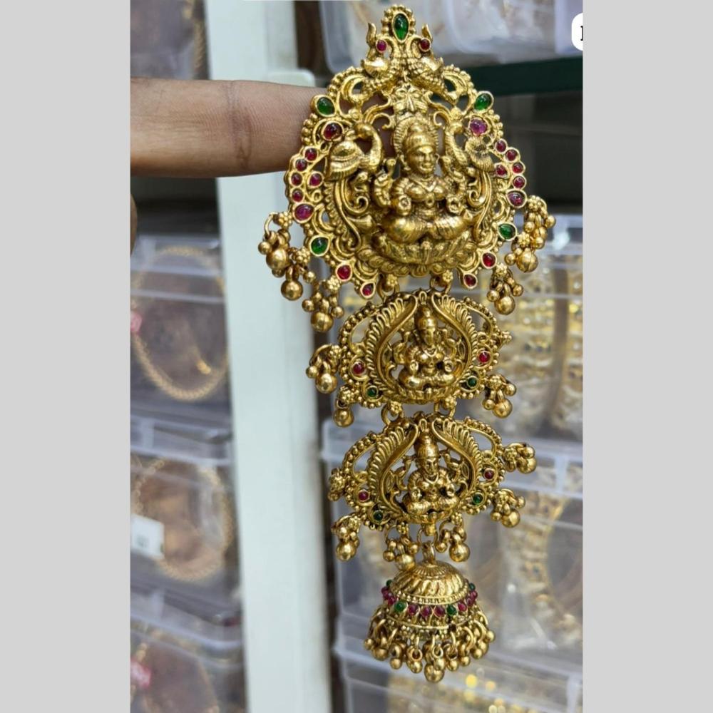 Manisha Jewellery Premium Pota Stone And Pearl Hair Accessories