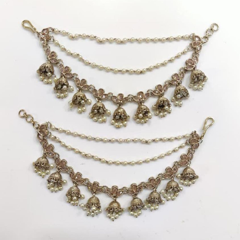 Manisha Jewellery Classic Crystal Stone And Pearl Kanchain