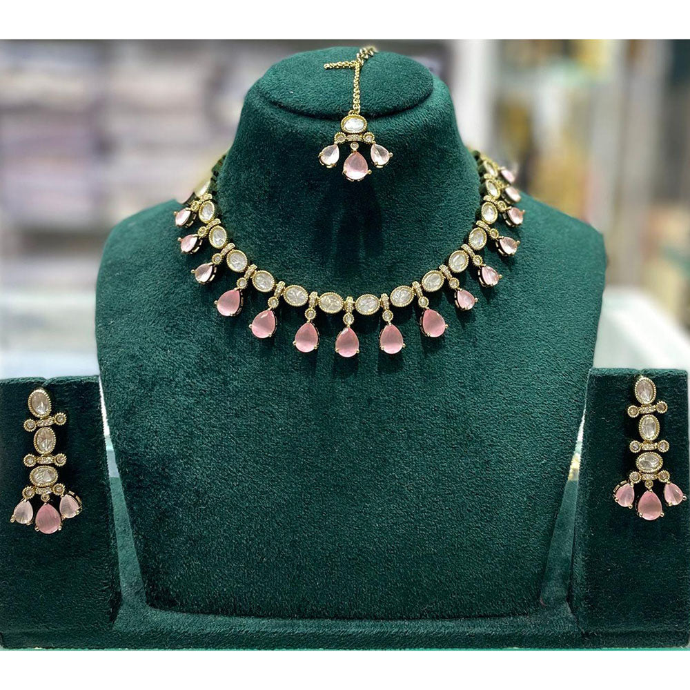 Manisha Jewellery Royal Polki Kundan Stone Necklace Set