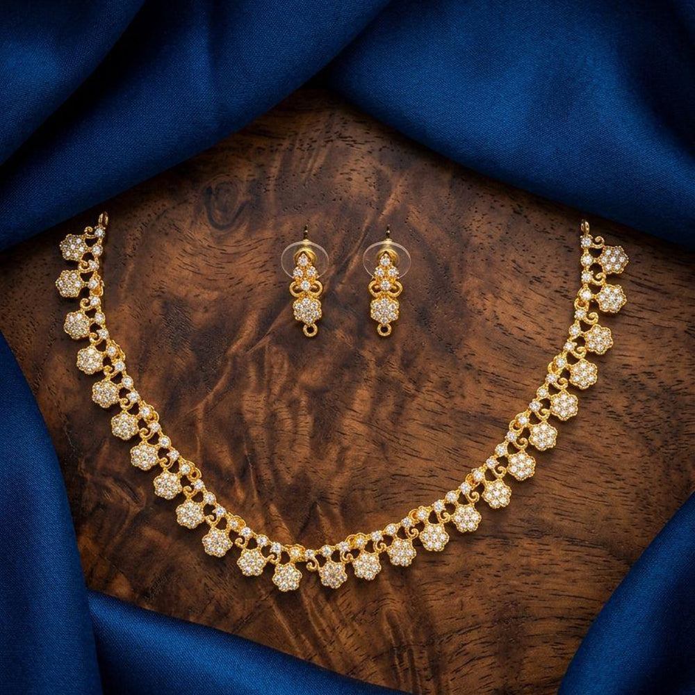 Manisha Jewellery Royal Austrian Stone Designer Necklace Set