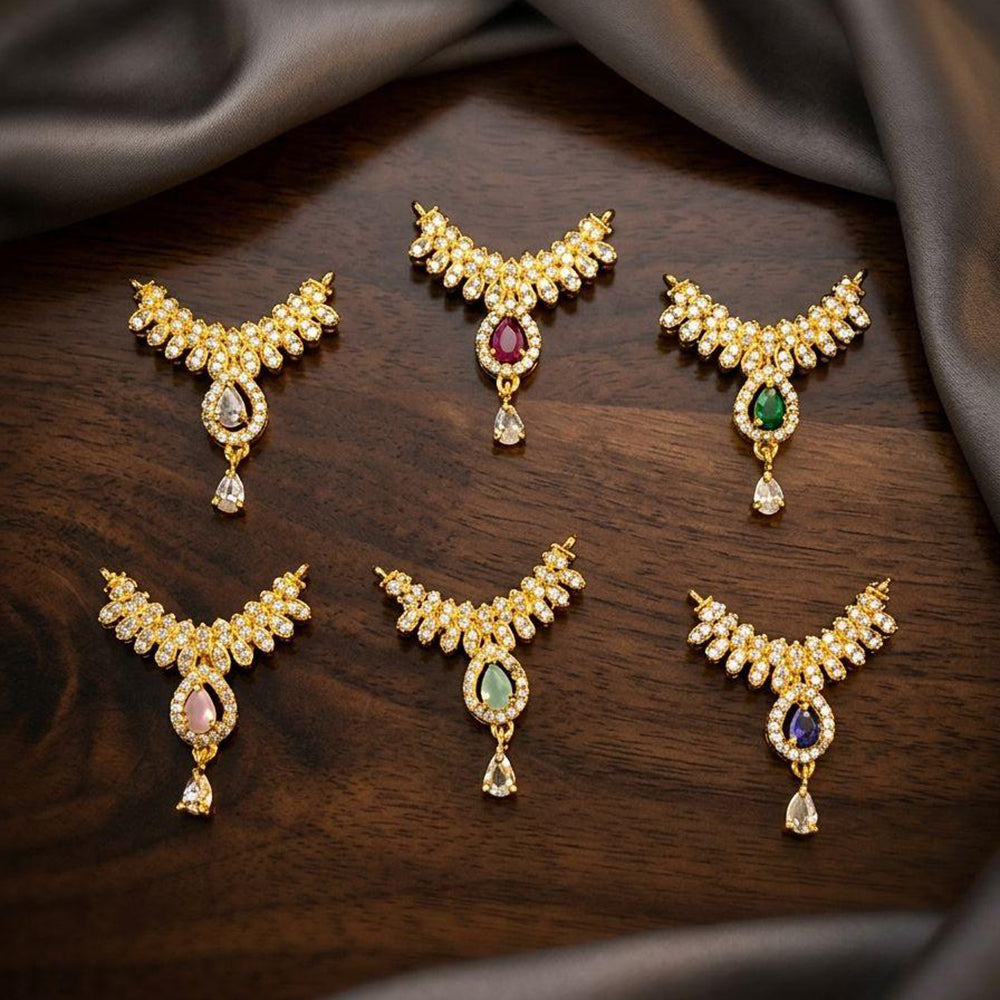 Manisha Jewellery Premium Designer American Diamond Pendant