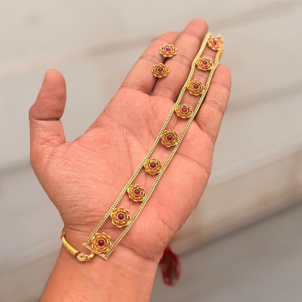 Manisha Jewellery Kundan Stone Choker Necklace Set