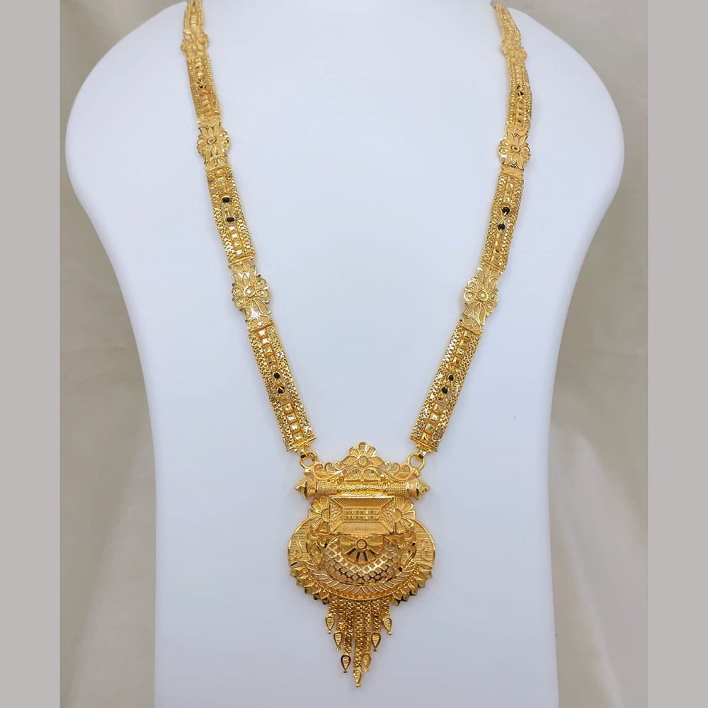 Lucentarts Jewellery Gold Forming Long Necklace