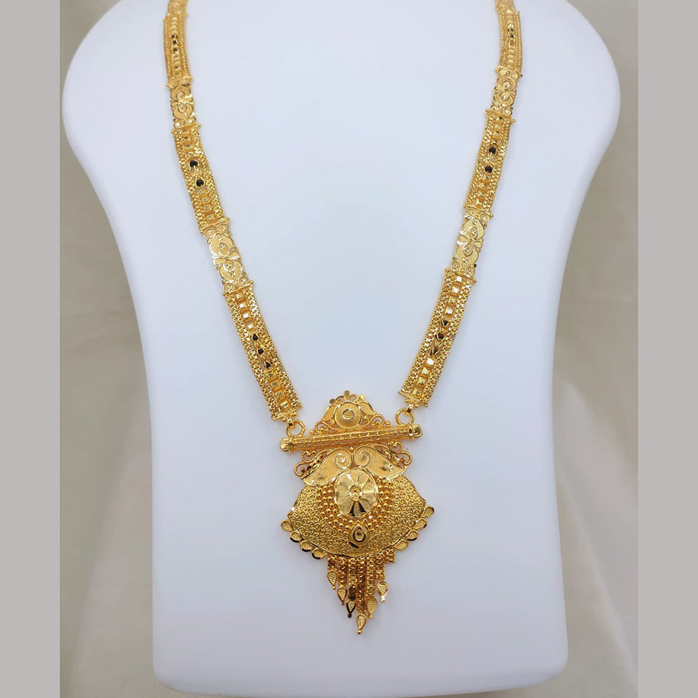 Lucentarts Jewellery Gold Forming Long Necklace