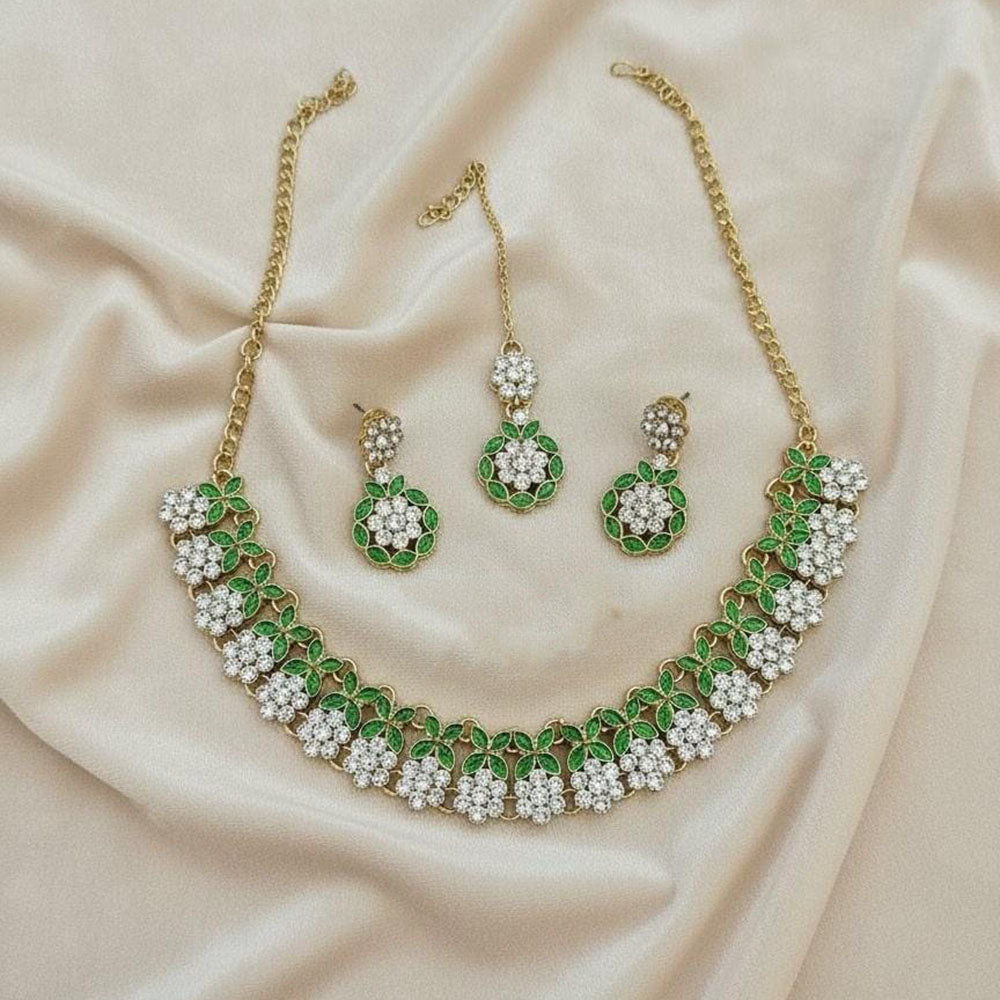 Lucentarts Jewellery Sparkle Austrian Stone Necklace Set