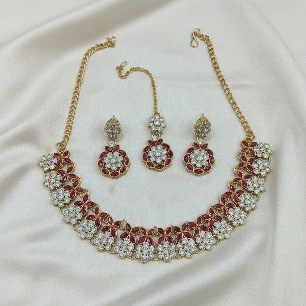 Lucentarts Jewellery Sparkle Austrian Stone Necklace Set