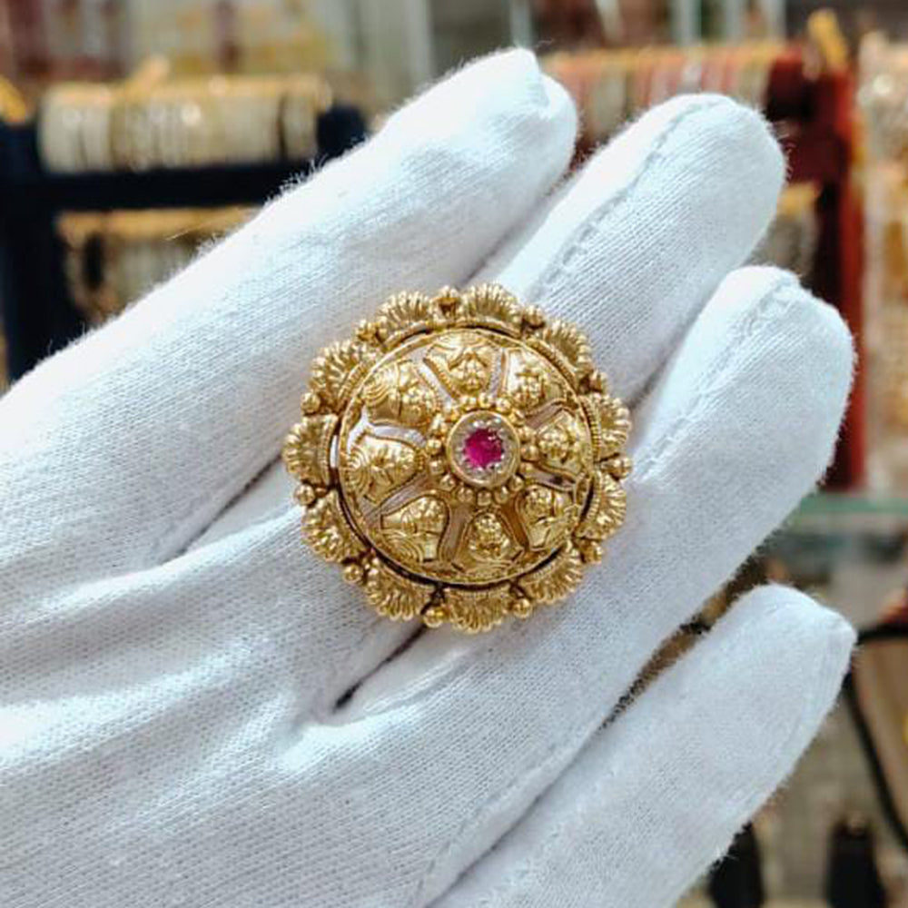Lucentarts Jewellery Elegant Pota Stone Ring