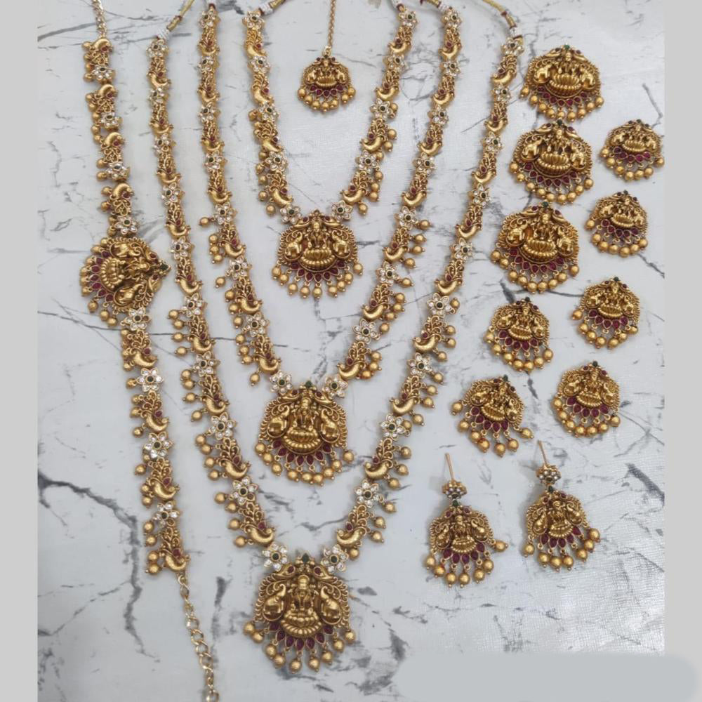Sai Fashion Gold Plated Bridal Jewellery Set – JewelEMarket