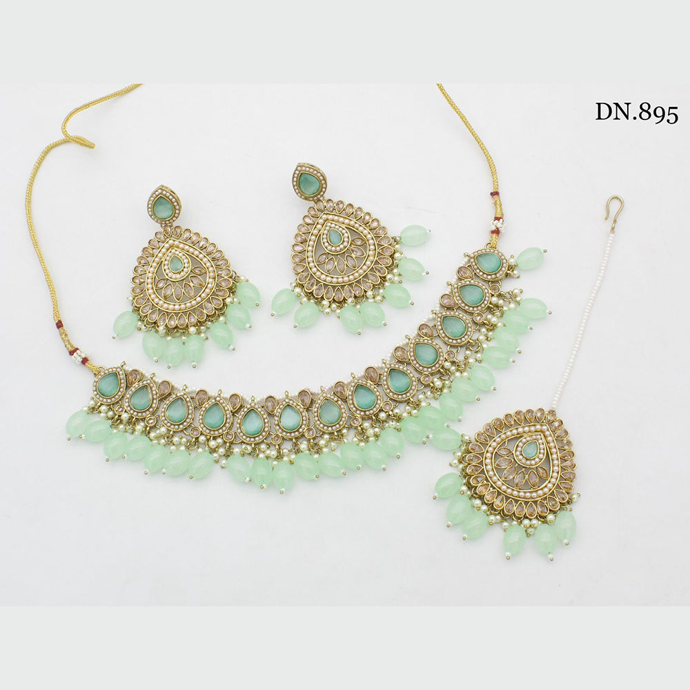India Art Gold Plated Necklace Set