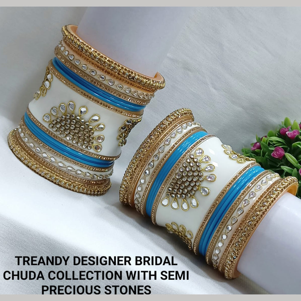 Pooja Bangles Gold Plated Bridal Bangle Set – JewelEMarket