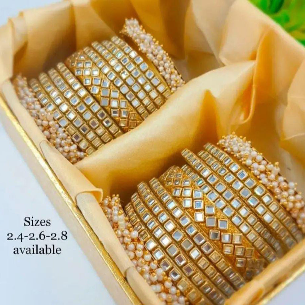 Pooja Bangles Gold Plated Bangles Set