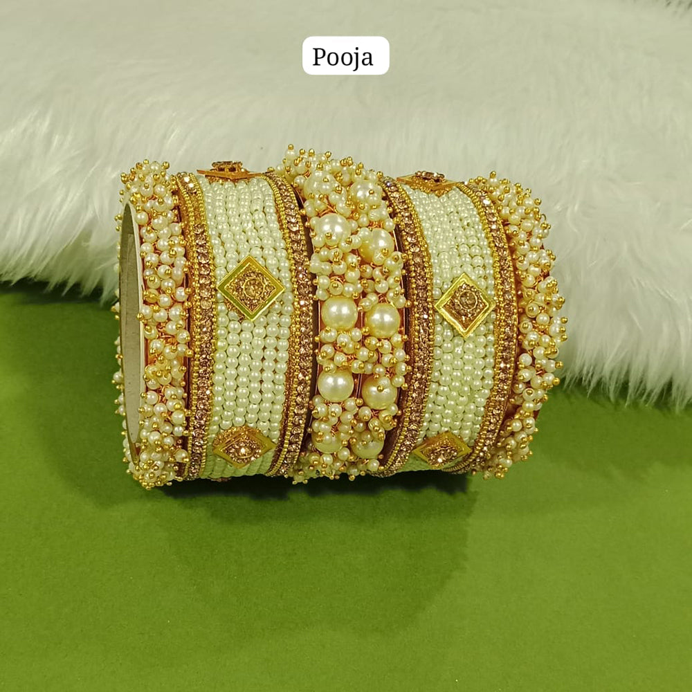 Pooja Bangles Gold Plated Bangles Set