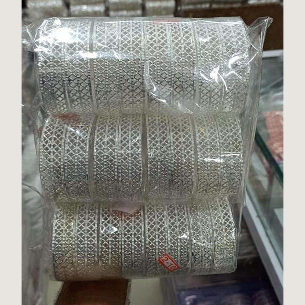 Pooja Bangles Silver Plated Bangles Set