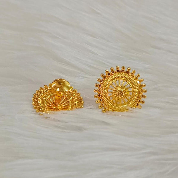 Pooja Bangles Gold Plated Stud Earrings