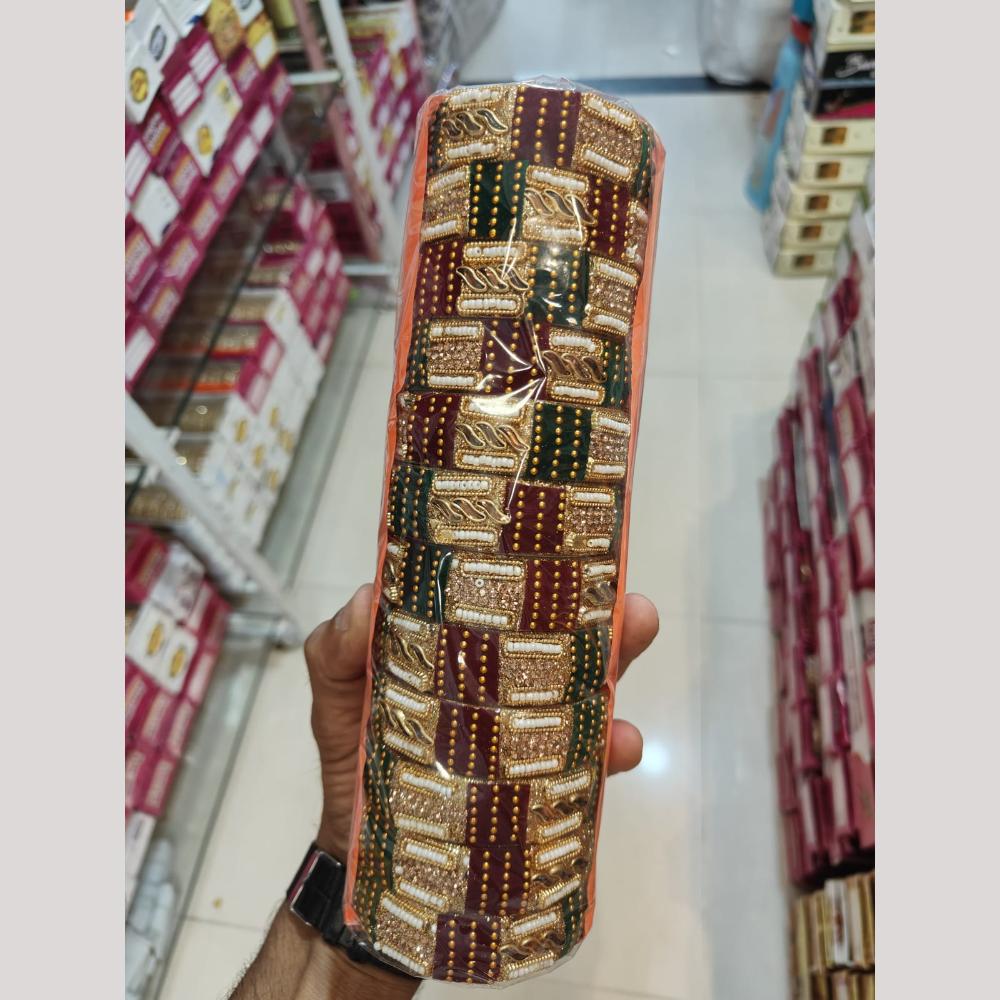 Pooja Bangles Gold Plated Pearl Bangles Set