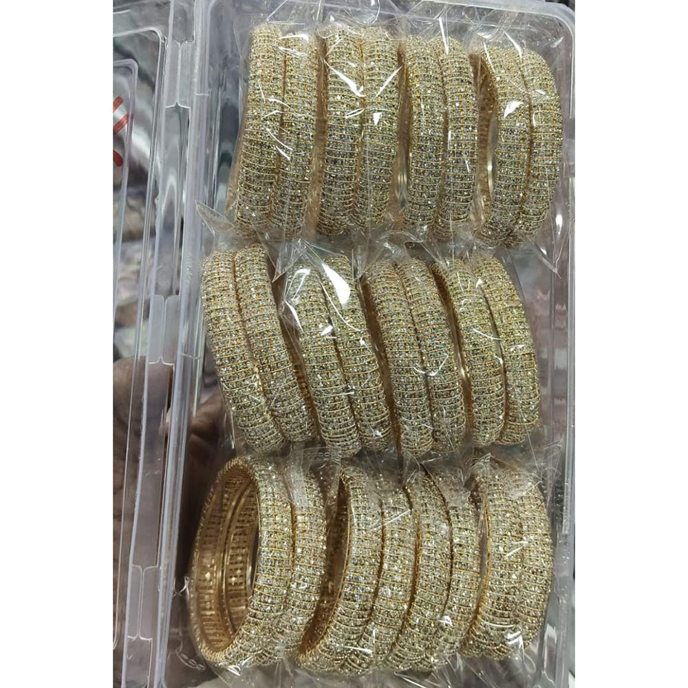 Pooja Bangles Premium Austrian Stone Designer Party Wear Bangles Set