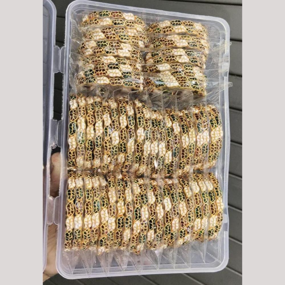 Pooja Bangles Collection Designer Meenakari Bangles Set (1 Piece Only)