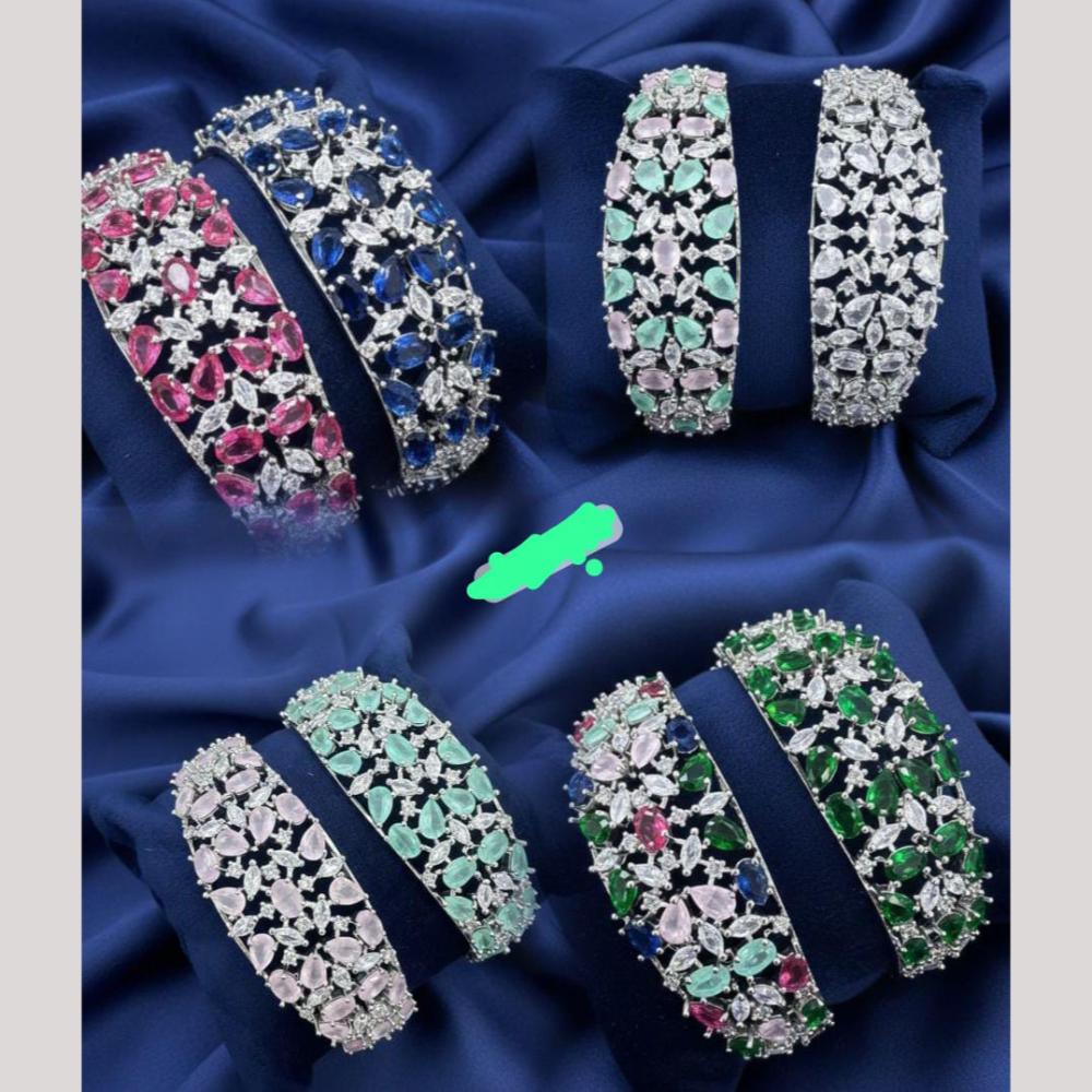 Pooja Bangles American Diamond Designer Bracelets