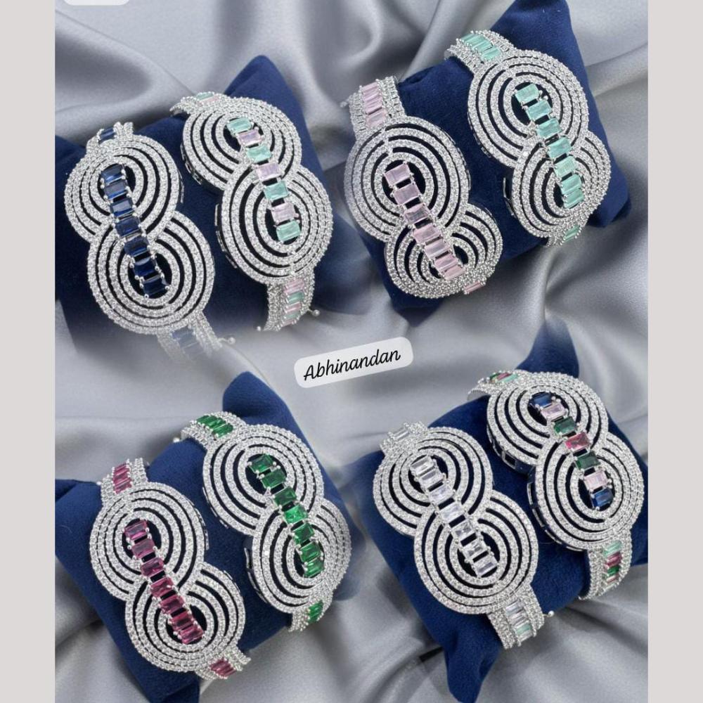 Pooja Bangles American Diamond Designer Bracelets