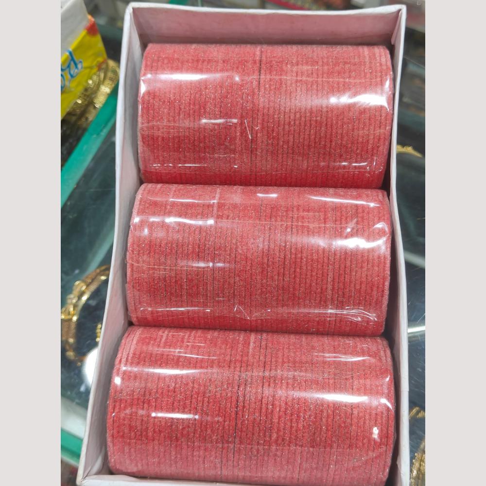Pooja Bangles Designer Velvet Bangles Set