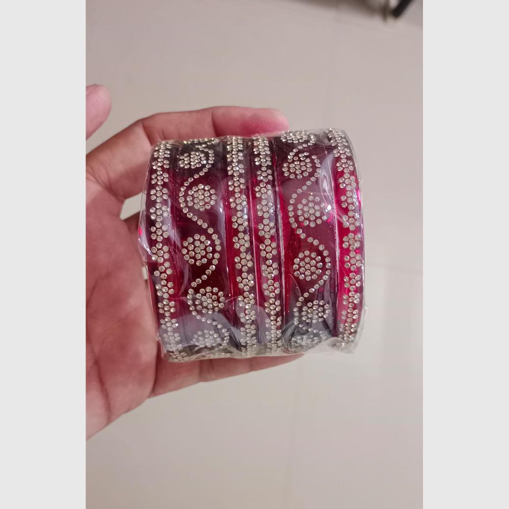 Pooja Bangles Stylish Austrian Stone Bangles Set