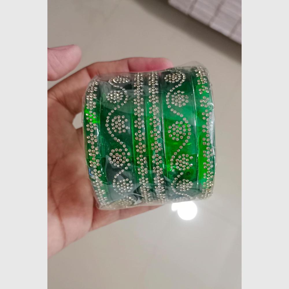 Pooja Bangles Stylish Austrian Stone Bangles Set