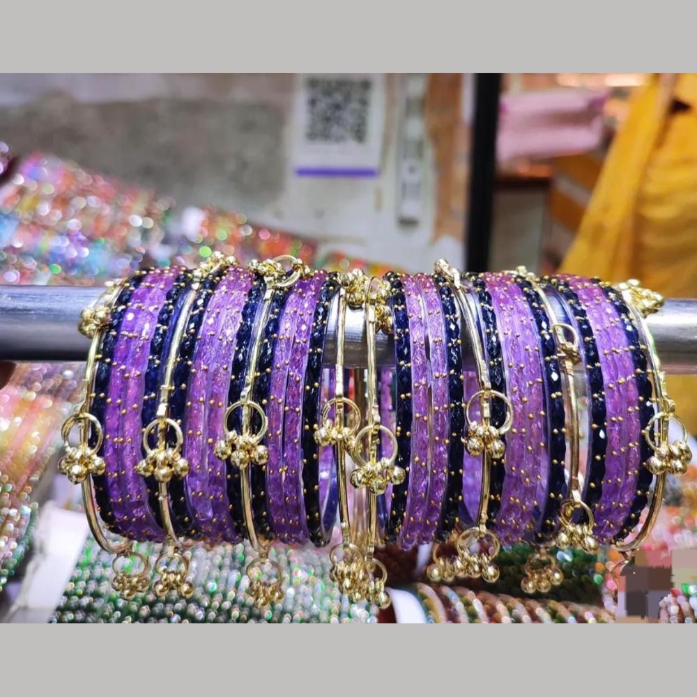 Pooja Bangles Raindrop Glass Traditional Kashmiri Bangles Set