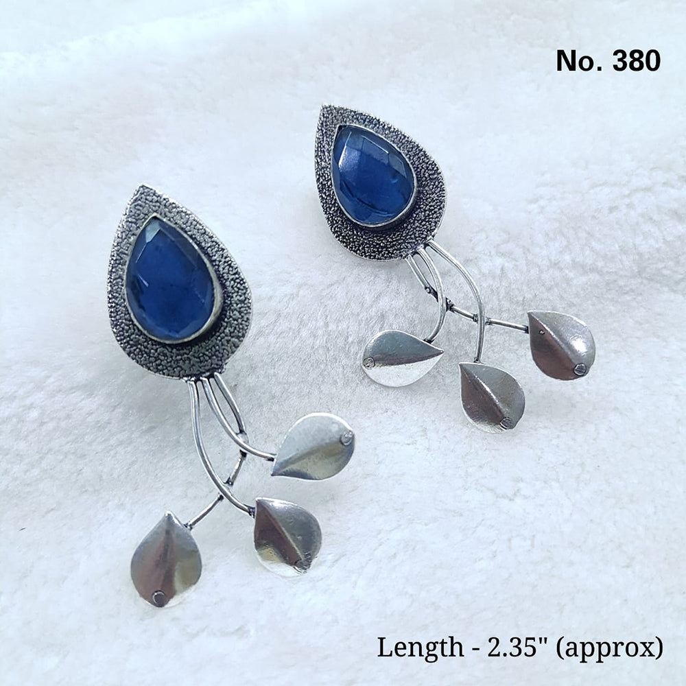 Shubhratnam Jewellers Silver Plated  Dangler Earrings