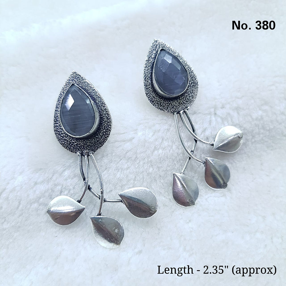 Shubhratnam Jewellers Silver Plated  Dangler Earrings