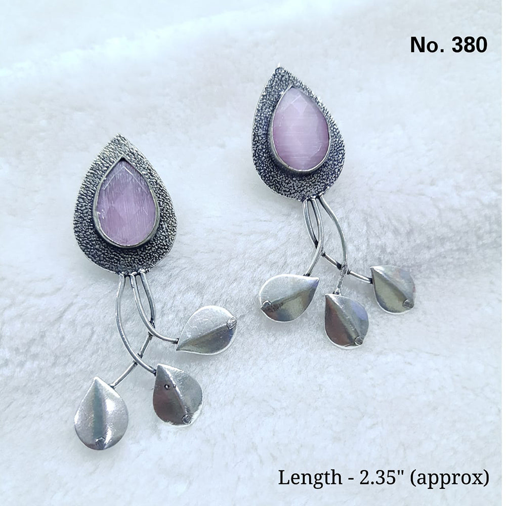 Shubhratnam Jewellers Silver Plated  Dangler Earrings