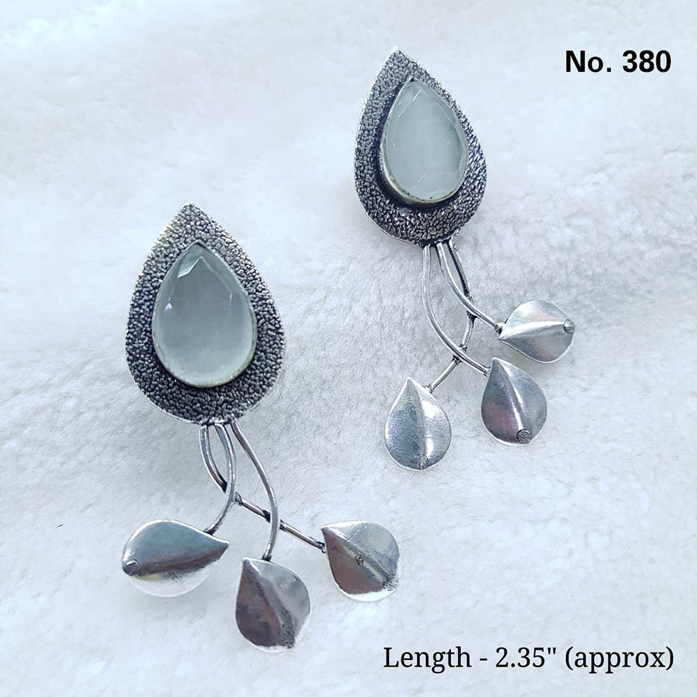 Shubhratnam Jewellers Silver Plated  Dangler Earrings