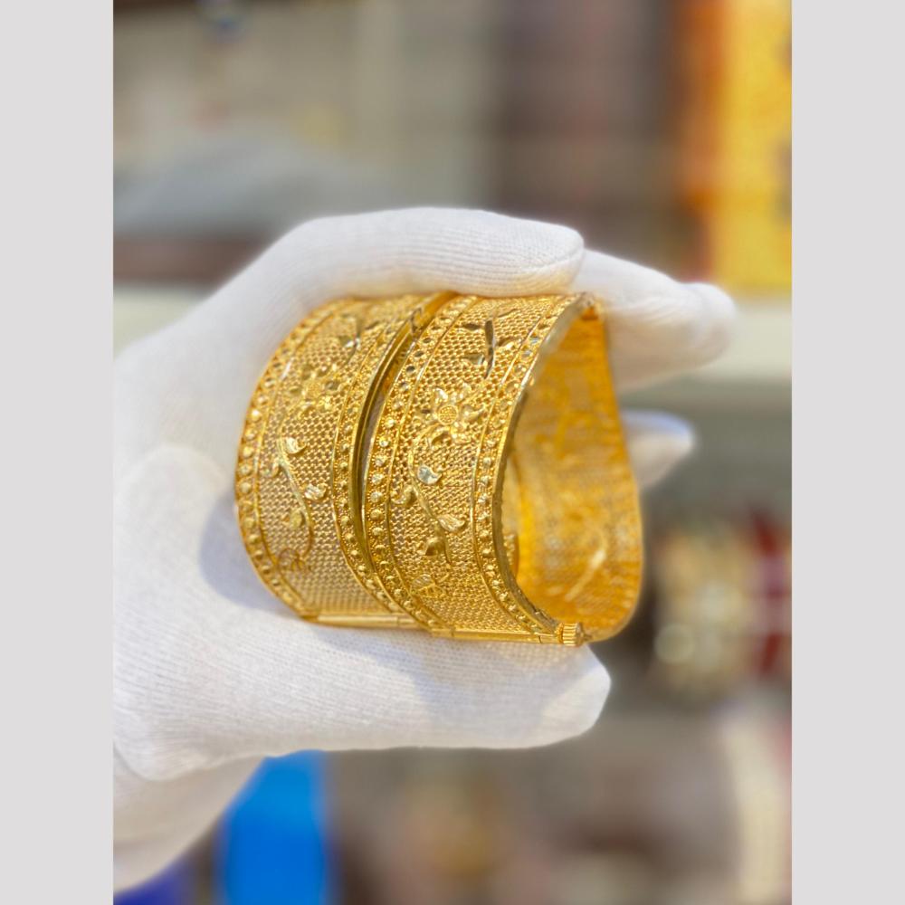 Hira Collections Royal Openable Bangles Set