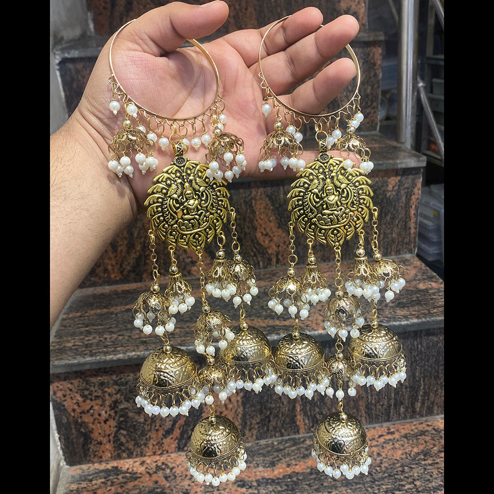 Hira Collections Designer Pearl Temple Kalire for Brides