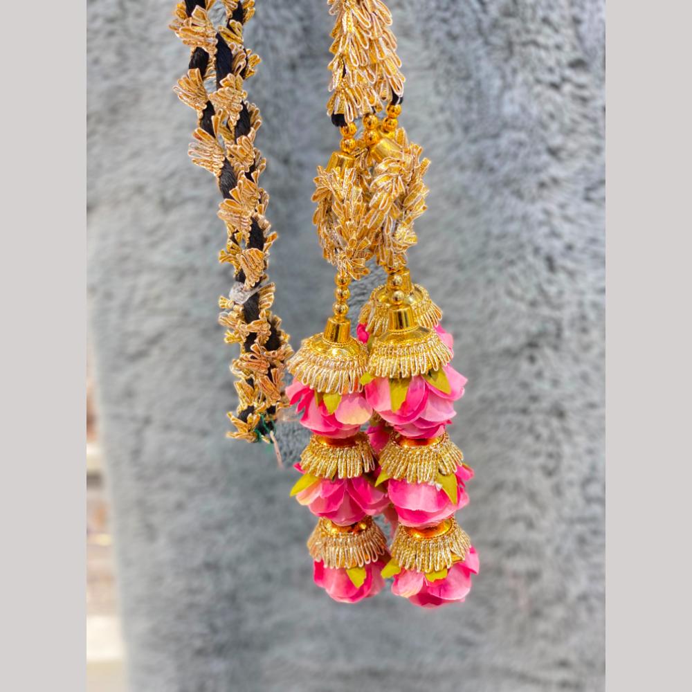 Hira Collections Designer Floral Hair Paranda for Women | Traditional Punjabi Bride Hair Accessory