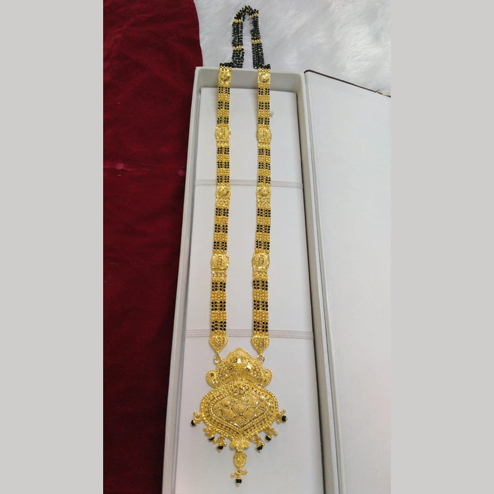 Latest long mangalsutra hot sale design gold