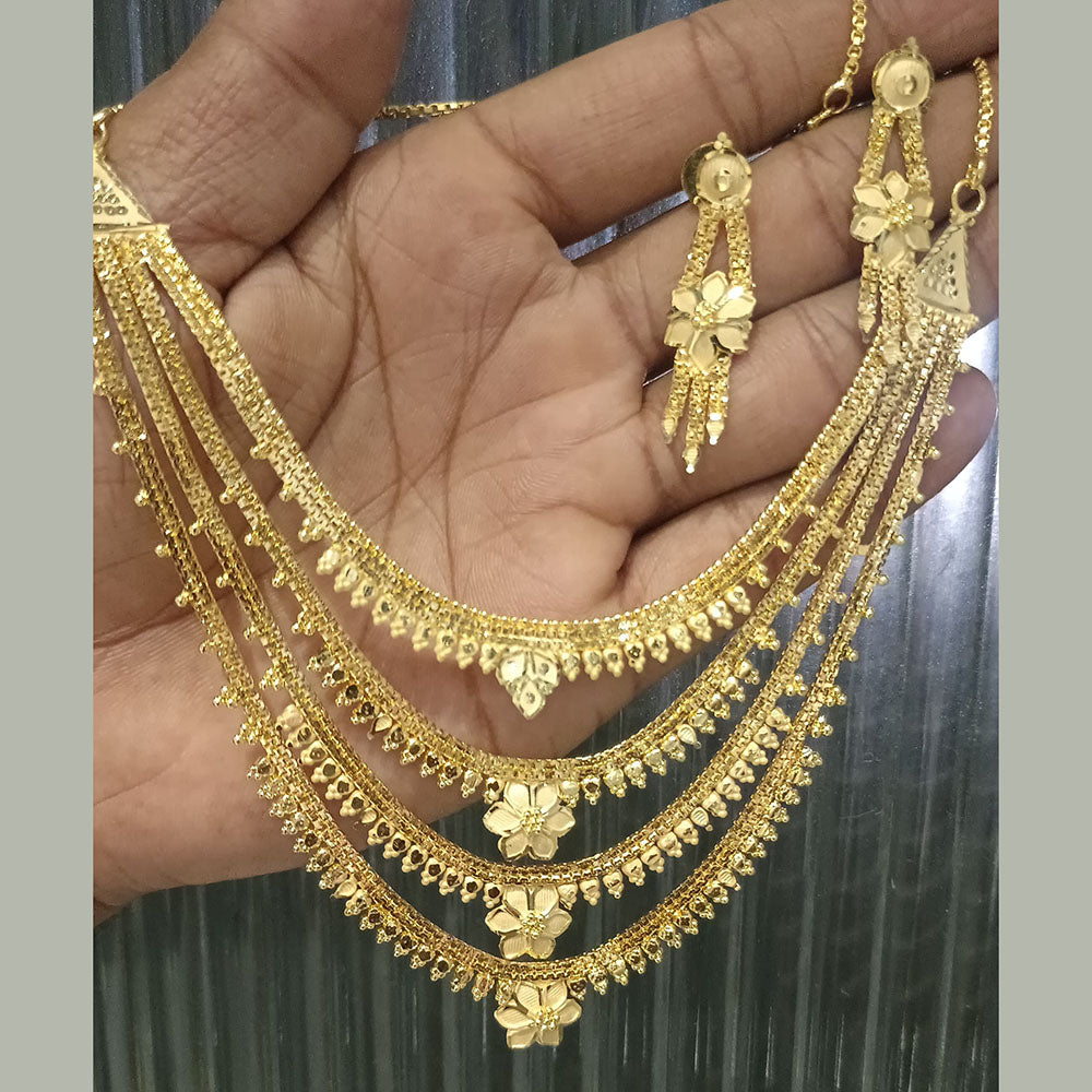 Gold Necklace Designs Marriage Jewel Set Models Bridal Old Model