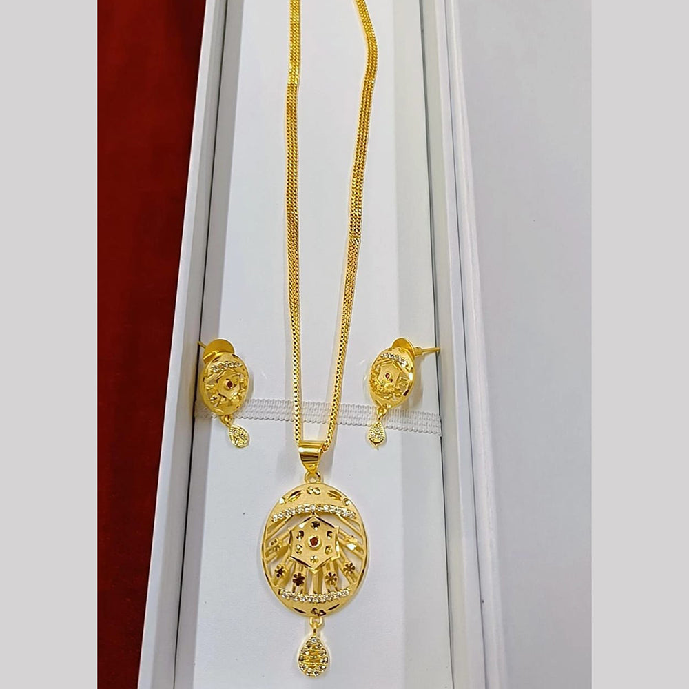 Pari Art Jewellery Forming Chain Pendant Set
