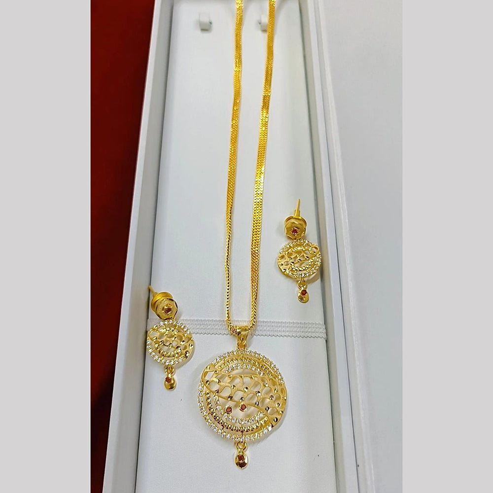 Pari Art Jewellery Forming Chain Pendant Set