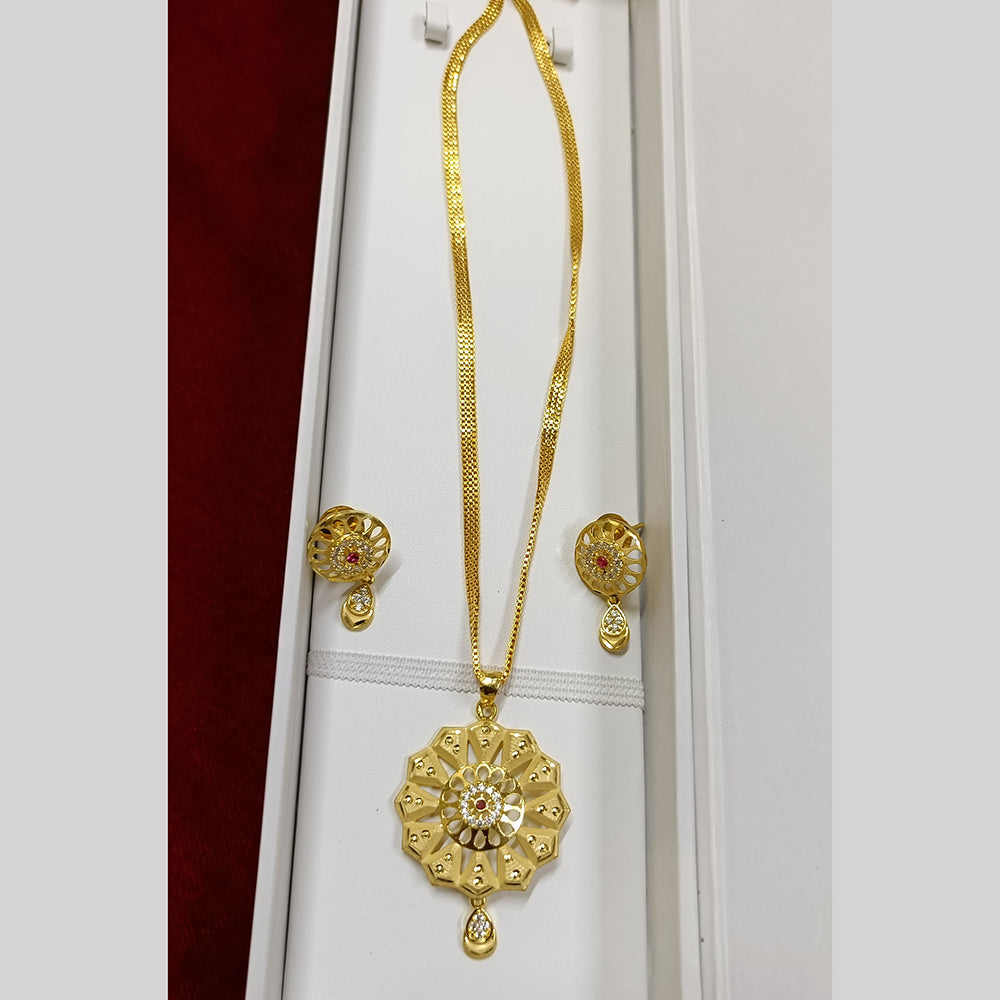 Pari Art Jewellery Forming Chain Pendant Set