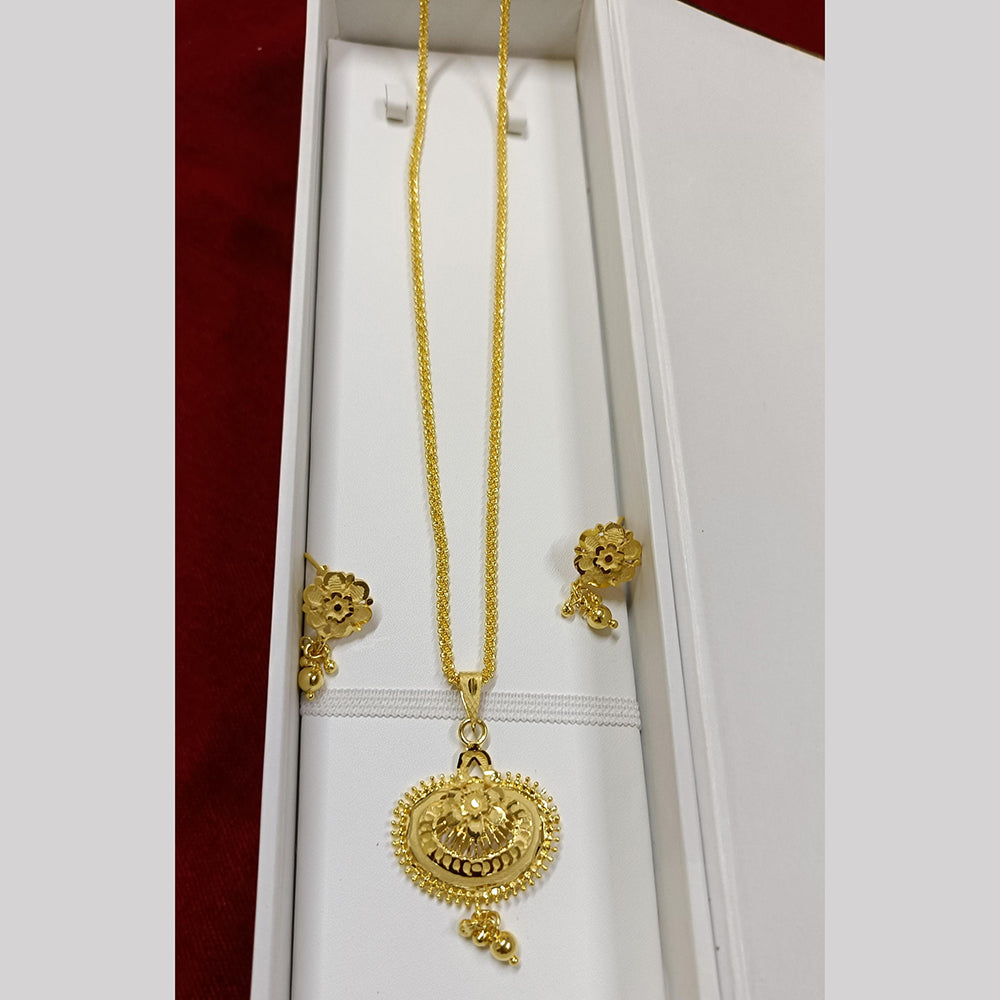 Pari Art Jewellery Forming Chain Pendant Set