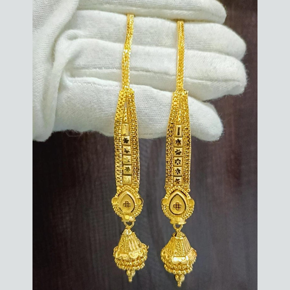 Pari Art Jewellery Gold Forming Jhumki Earrings