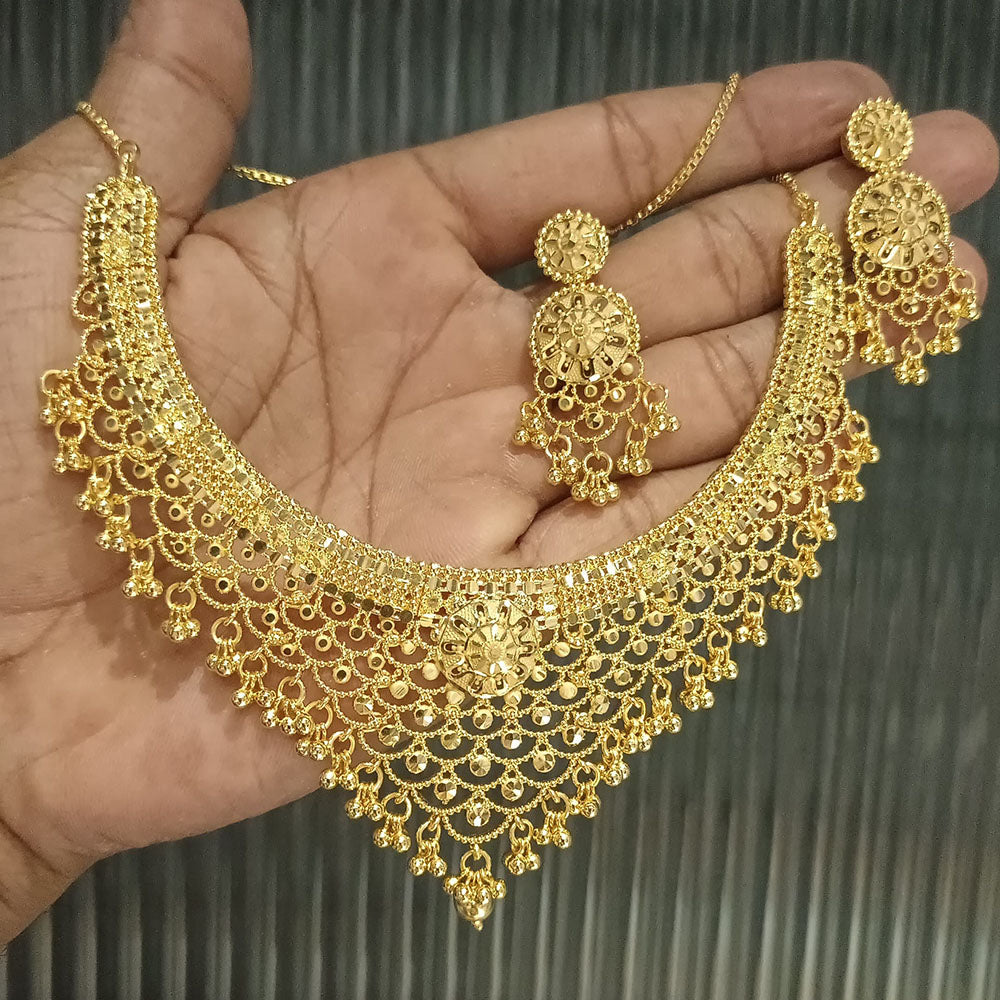 Earrings Gold Necklace Designs In 13 Grams Pure Gold Necklace Gold