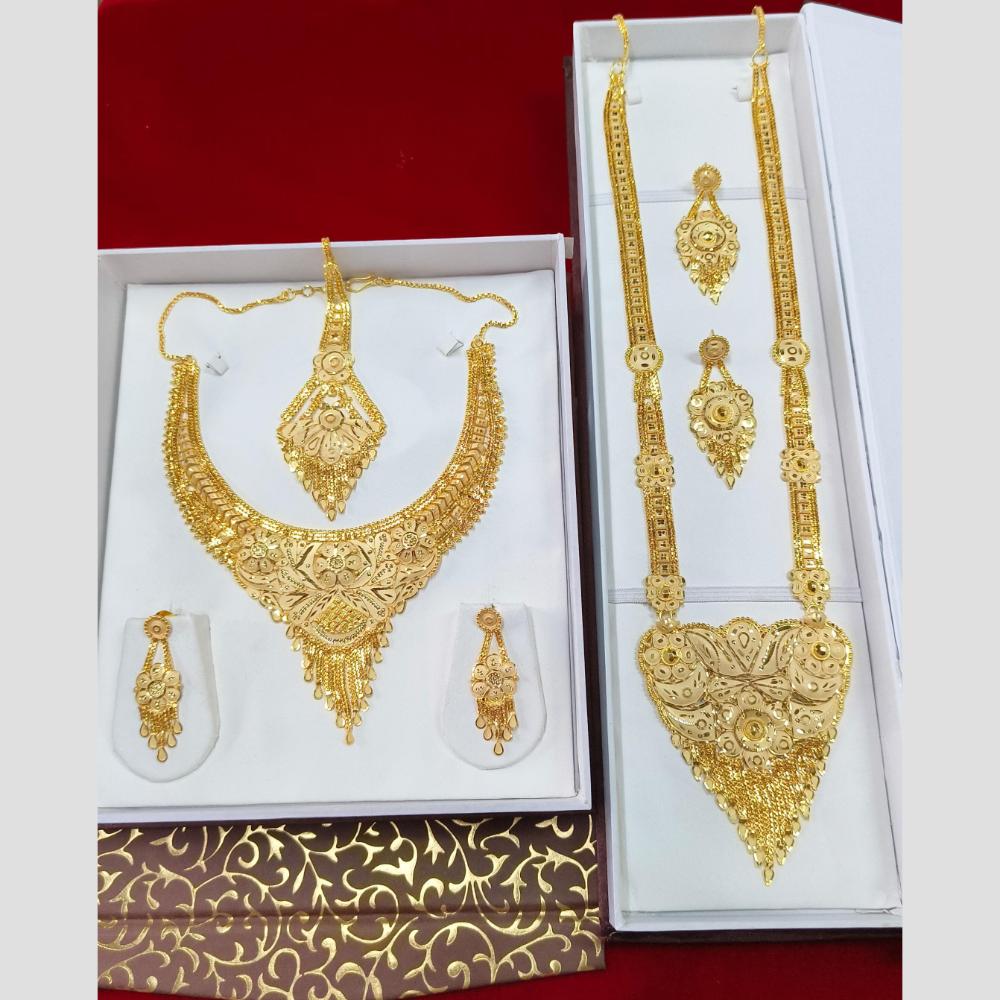 Pari Art Jewellery Forming Double Necklace Set