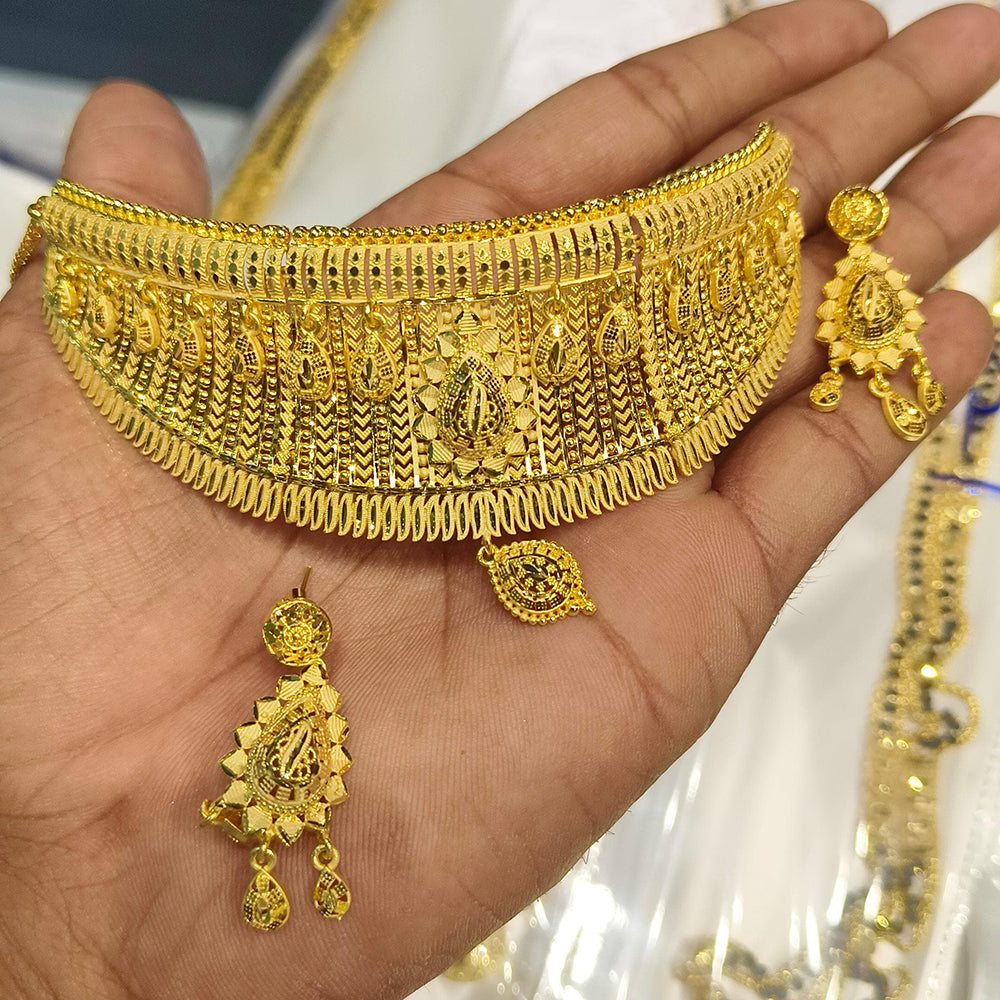 Gold Choker Necklace Designs Malabar Gold Sets Images Gold Choker