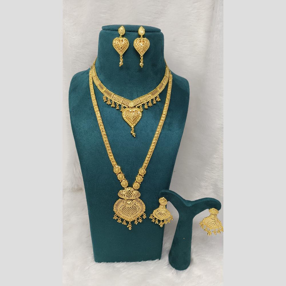 Pari Art Jewellery Forming Double Necklace Set