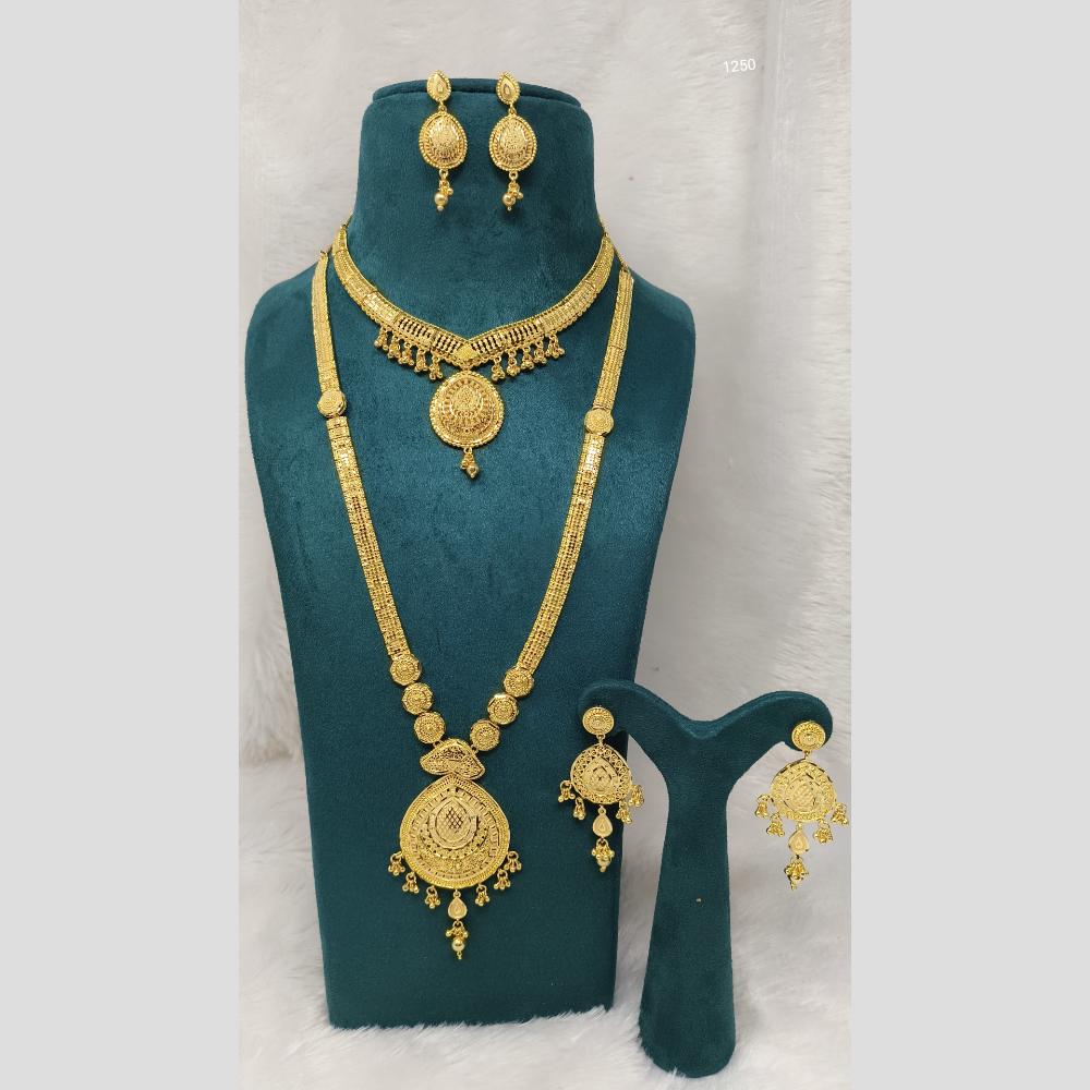 Pari Art Jewellery Forming Double Necklace Set