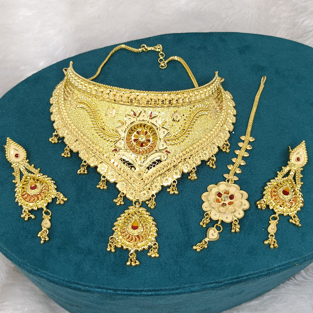 Pari Art Jewellery Heavy Look Bridal Choker Set