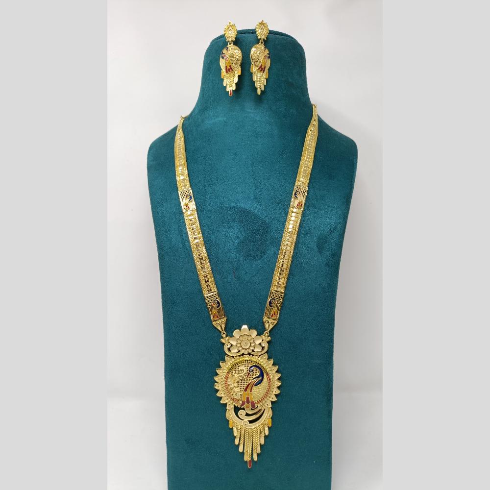 Pari Art Jewellery Designer Gold Plated Necklace Set