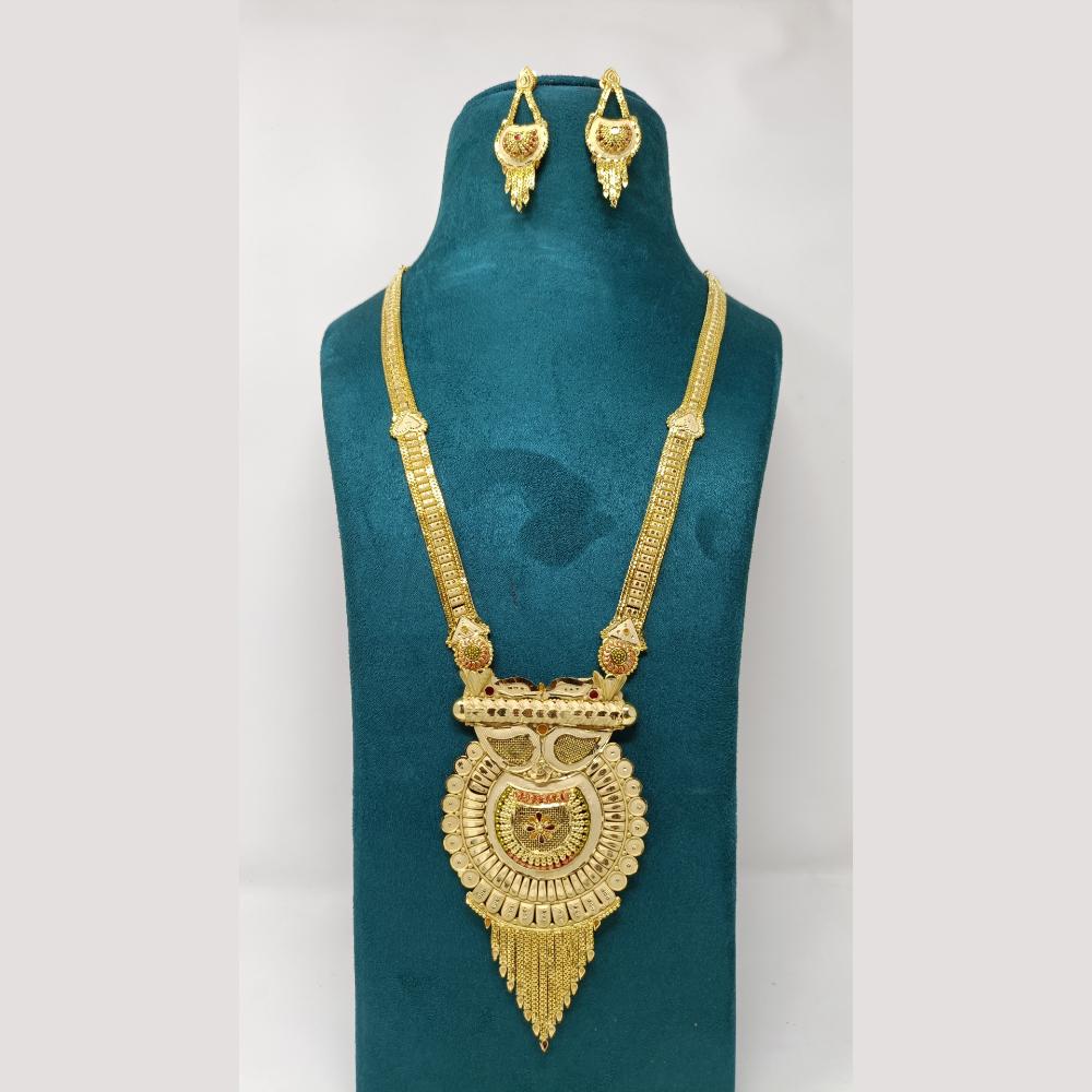 Pari Art Jewellery Meenakari long Necklace Set for Women